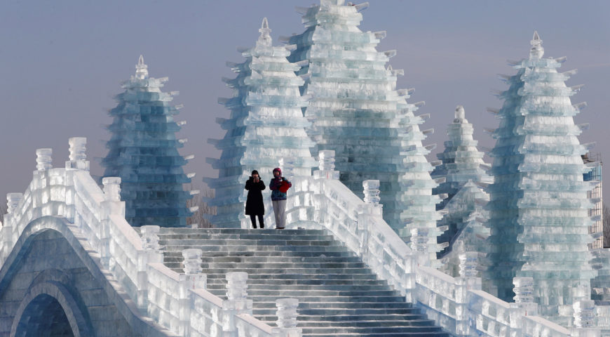 A Origem das Esculturas de Gelo